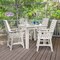 Highwood Usa Weatherly 5pc Square Counter Height Outdoor Furniture Dining Set AD-CNW44-WAE - alternate 2